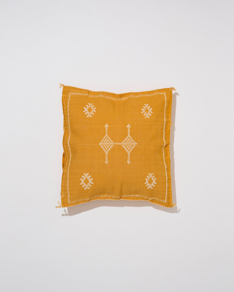 SABRA CUSHIONCOVER - MUSTARD YELLOW#18 / サブラ クッションカバー